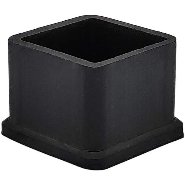 Flyshop Vuông Chống Trơn Trượt Chân Cao Su Đầu Ghế Nội Thất Chân Tầng Bảo Vệ 0,98 Inch x 0,98 Inch (