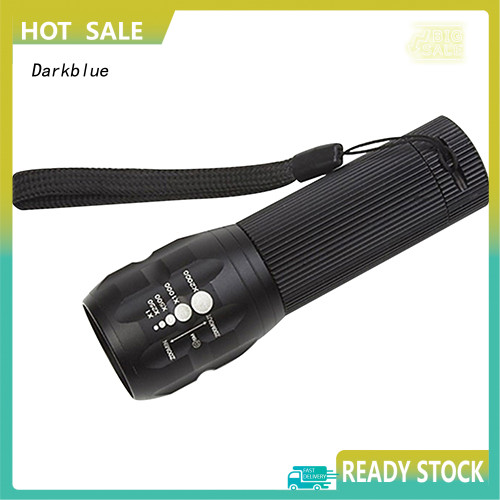 Đèn LED phía trước Q5 cho xe đạp - 240 lumen, màu xanh dương đậm