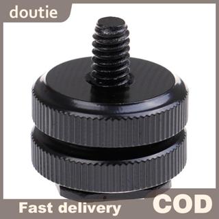Doutie 1 / 4 Hot Shoe Mount Giá Đỡ Điện Thoại Dual Nut Giày Lạnh Adapter Giá Đỡ Phụ Kiện VN