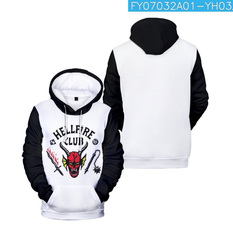 [S-4XL] Áo hoodie Stranger Things dành cho người lớn A1