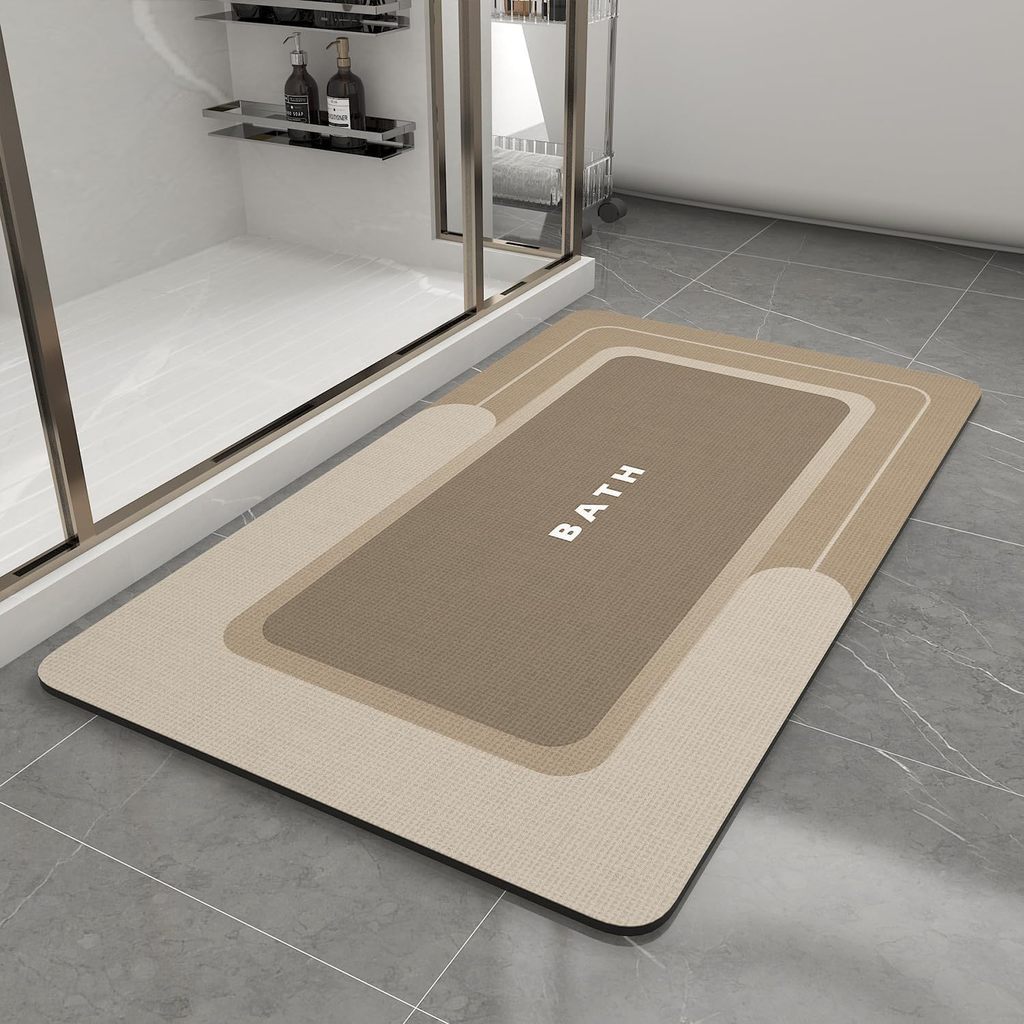 【Ready Stock】 Home Quick-Drying Bathroom Bathroom Anti-Slip Mats Fast Absorbent Floor Mat Hotel Indo
