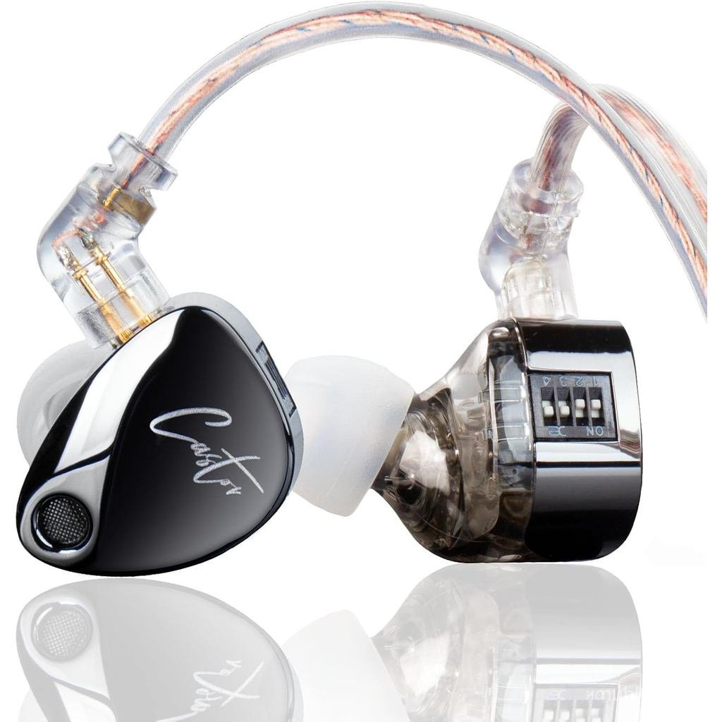 Tai nghe giám sát tai nghe KZ Castor, Tai nghe âm trầm cải tiến HiFi Âm thanh có thể điều chỉnh tiến