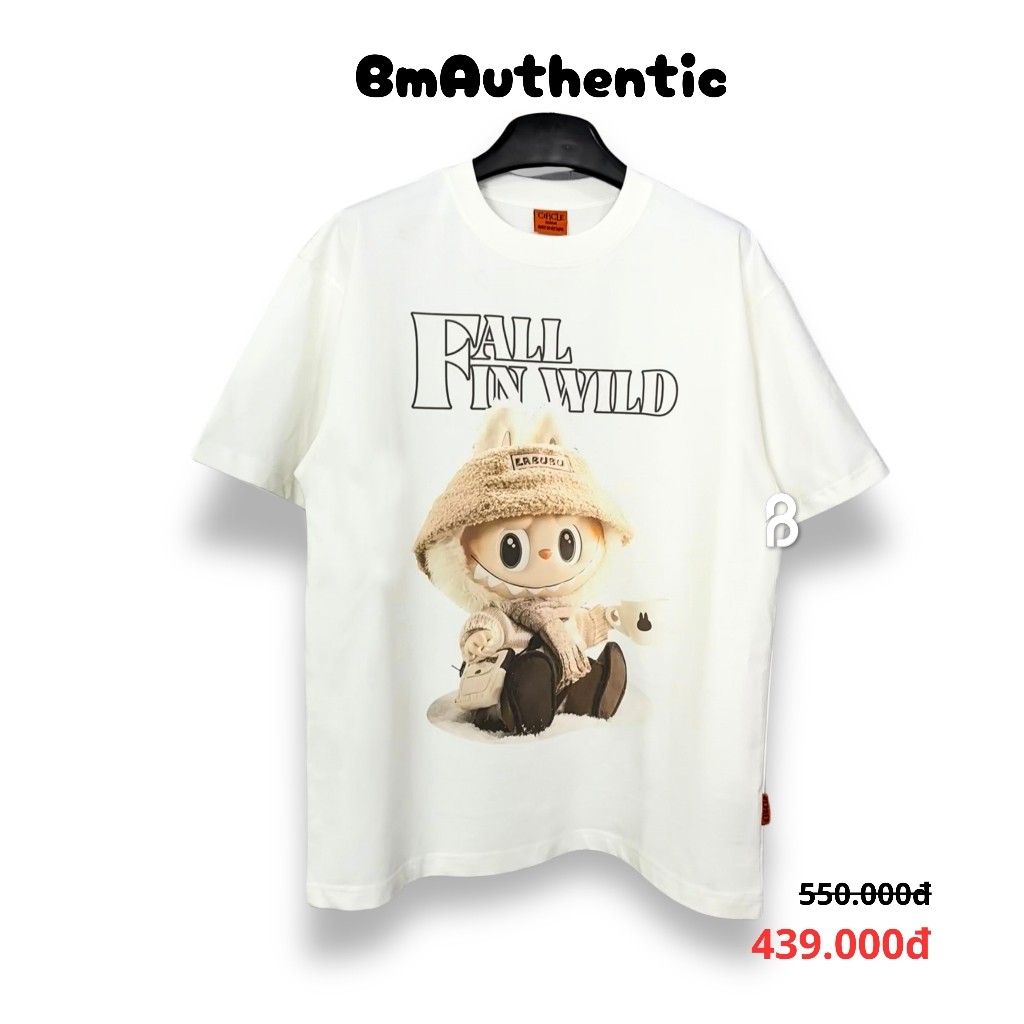 Áo Thun 𝐂𝐈𝐑𝐂𝐋𝐄 Labubu Fall In Wild Cotton Cao Cấp - BM Authentic