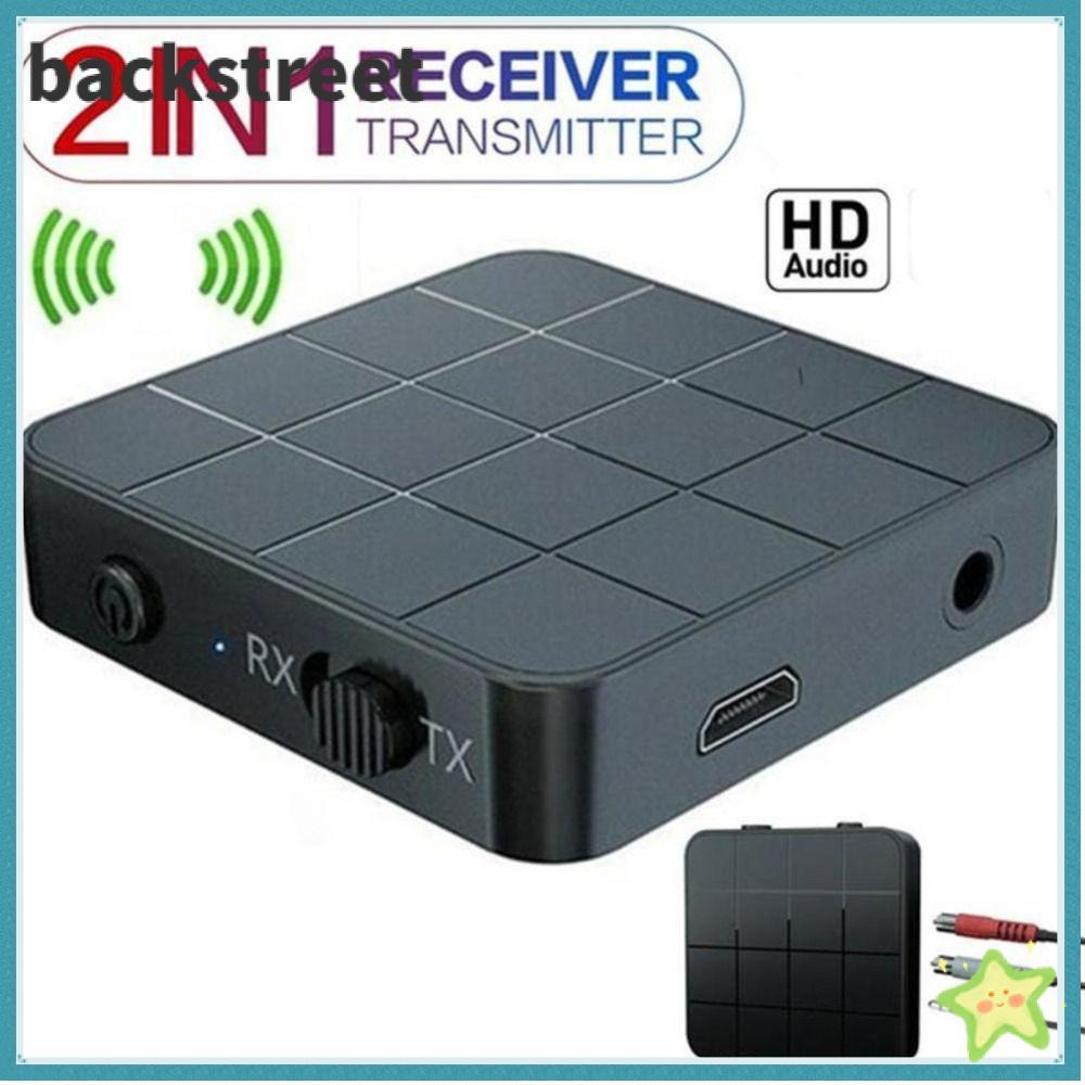 Bộ thu phát âm thanh BACKSTREYF, Bluetooth 5.0 với Bộ chuyển đổi Bluetooth micrô 3,5 mm, Bộ chuyển đ