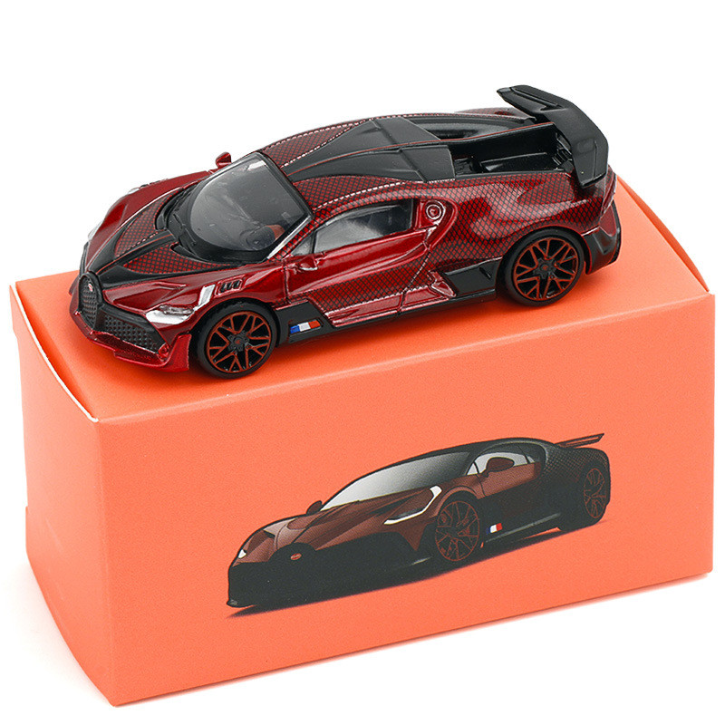 [Đóng hộp] jkm 1 / 64 Bugatti Veyron DIVO Xe thể thao Hợp kim Mô hình ô tô hấp thụ sốc Đồ chơi mô hì