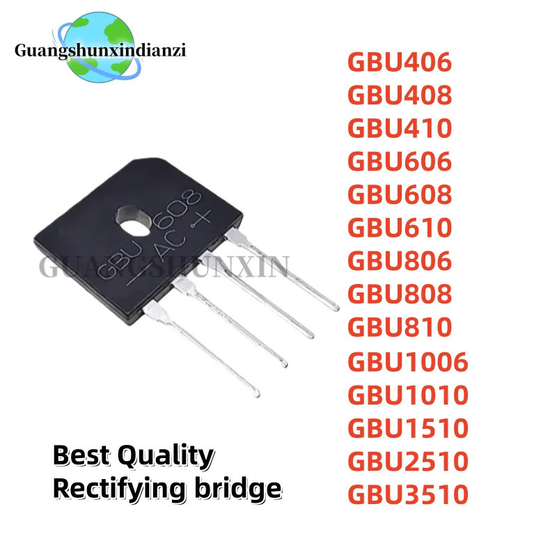 5 CÁI GBU1006 GBU406 GBU408 GBU410 GBU606 GBU608 GBU610 GBU806 GBU808 GBU810 GBU1010 GBU1510 GBU2510