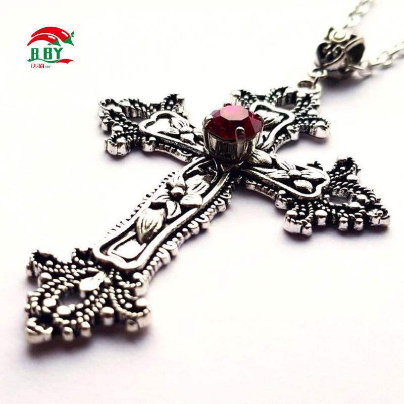 Vòng cổ chữ thập cổ điển style Gothic