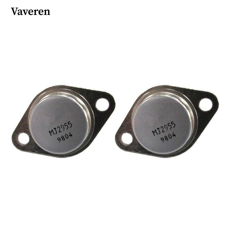 2 chiếc 2N2955 PNP Transistor Power Triode 100 Chất bán dẫn riêng biệt Màu xám