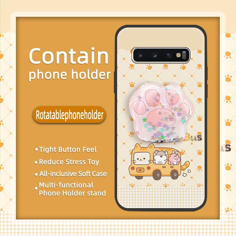 Ốp Điện Thoại Chống Thấm Nước Cát Trôi Cho Samsung Galaxy S10 / SM-G973N Ốp Lưng Mềm Dễ Thương Bền Đ