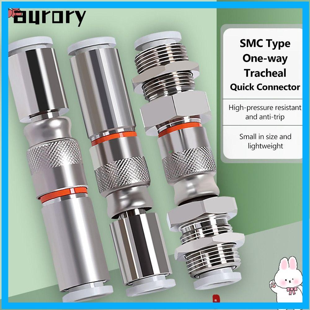 AURORY 1 Cái Đầu nối nhanh khí quản, Khí nén KK2P / KK2S-04H-06H-04E-06E-06E, Khớp nối ống ống PU mộ