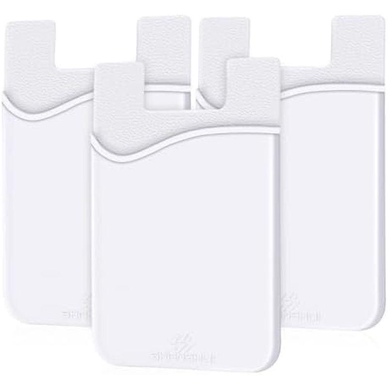 edit&ID Card Holder Wallet Stick on Credit Card Holder Compatible for iPhone, Android & Most Smartph