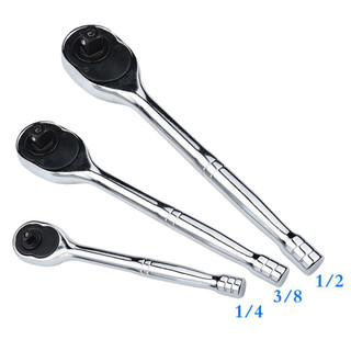 CHAMER- ~1/4 3/8 1/2 High Torque Quick Torque Ratchet Socket Quick Release Square Wrench【CHAMER-Home】