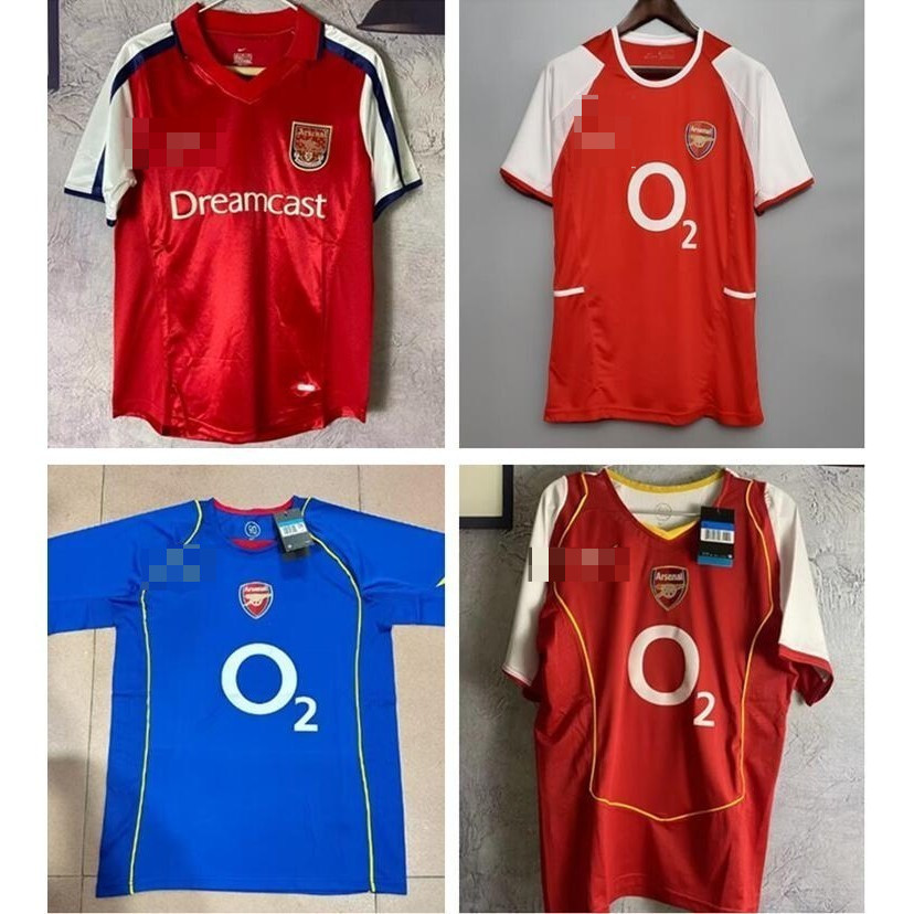 00-01 Áo đấu cổ điển Arsenal 2002 / 04 Áo đấu sân nhà Arsl 2004 / 05 Áo sân khách Ars-FG001