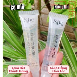   S.HE  Son bóng S.he Makeup Effect Lip Oil Moisturizing Formula 15ml Enstore 