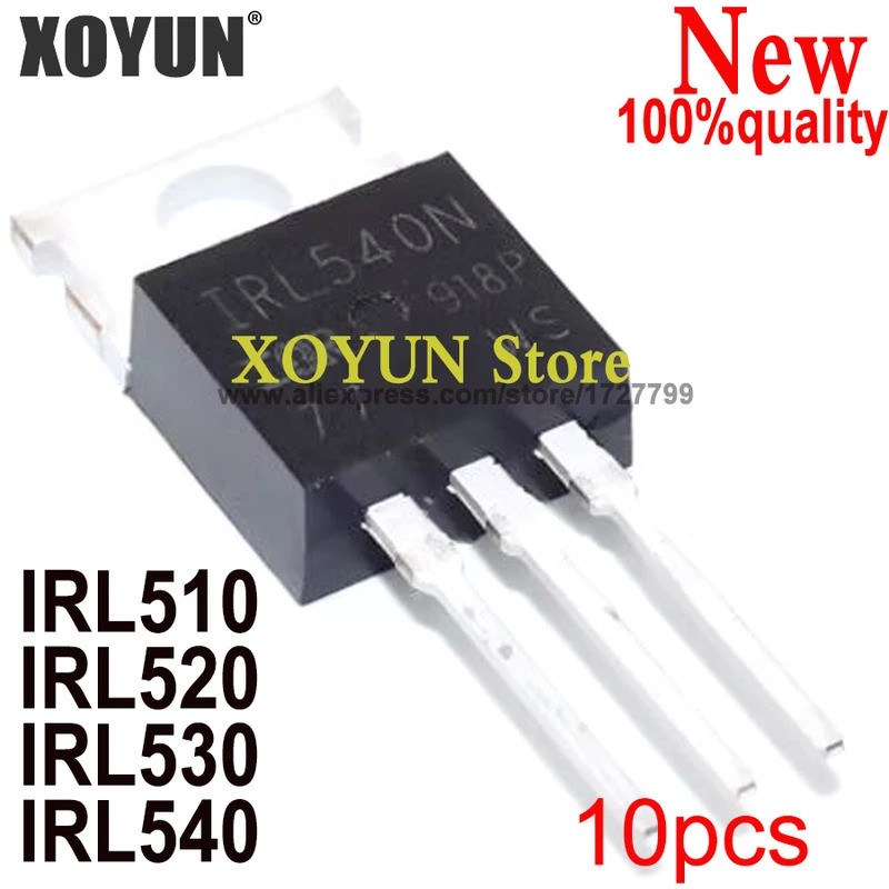 (10 chiếc) IRL540N IRL530N IRL520N IRL510N IRL540 IRL530 IRL520 IRL510 TO-220 IC chip ic còn hàng KH
