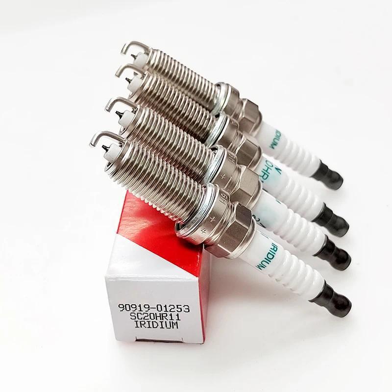 90919-01253 SC20HR11 4 Miếng Dành Cho Xe Toyota Corolla Prius Lexus Mới iridium Bugi 9091901253 SC20