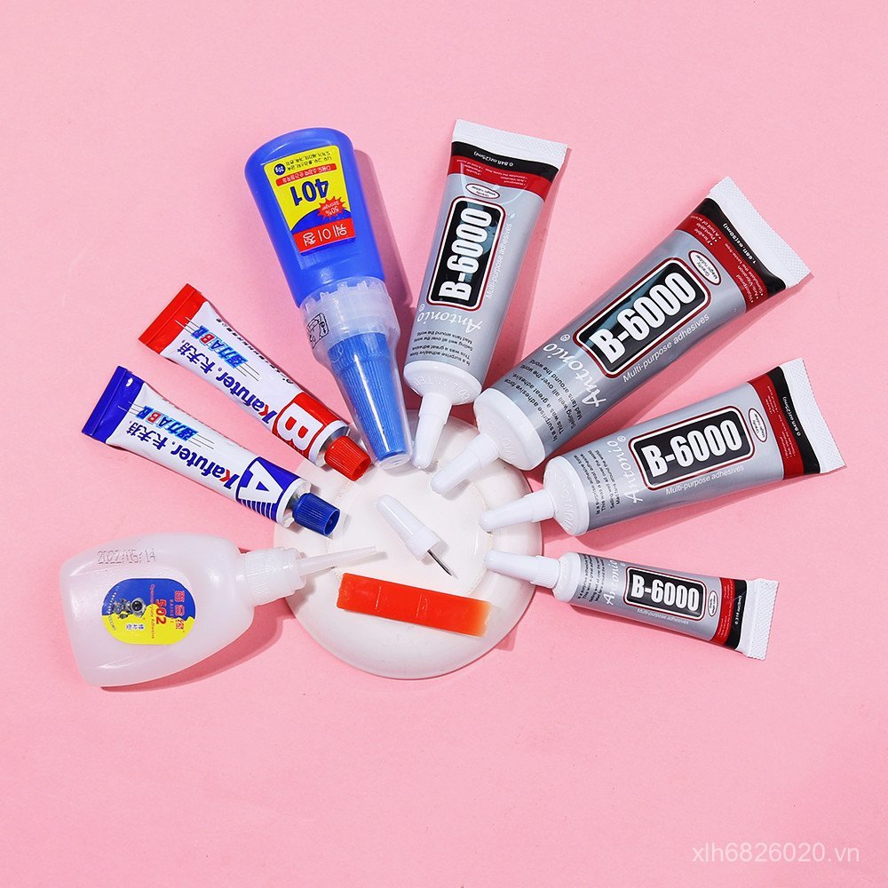 Sản phẩm mới B6000 Keo 401 Nhanh Khô 502 Keo Khô Nhanh Tam Giác Đĩa Điện Thoại Miếng Dán Kim Cương D