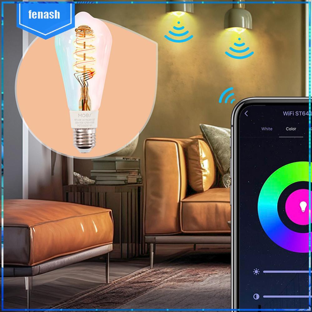 Bóng đèn thông minh có dây tóc LED Tuya 16 triệu bóng đèn thông minh đổi màu RGB hoạt động với Alexa