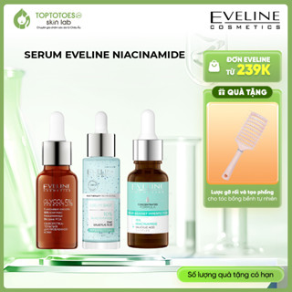   HÀNG NHẬP KHẨU  Serum giảm mụn mờ thâm thu nhỏ lỗ chân lông Eveline 10% Niacinamide Glycol   Face Therapy 18ml 30ml 