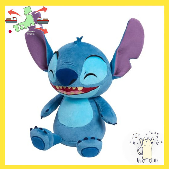 [Japanese Version] TAKARA TOMY Disney Lilo & Stitch Buruburu Talking Plushie Stitch