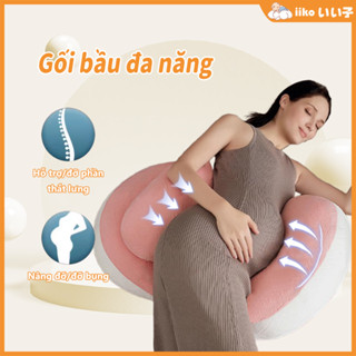Gối Ôm Bà Bầu Cánh Tiên iiko - Nâng Đỡ Bụng, Giảm Đau Lưng & Hông, Cho Giấc Ngủ Sâu
