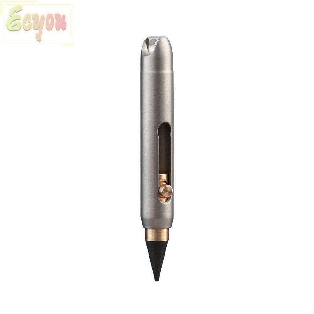 ECYOU Bút Chì Xóa Được, Mặt Dây Chuyền Chìa Khóa Di Động Mini Eternal Pencil, Đơn Giản Không Mài Hợp