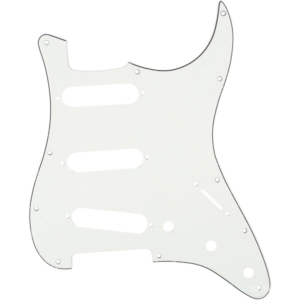 Musiclily SSS 11 Lỗ Strat Pickguard ST Pick Guard Scratch Plate cho Fender USA / Mexico Tiêu Chuẩn S
