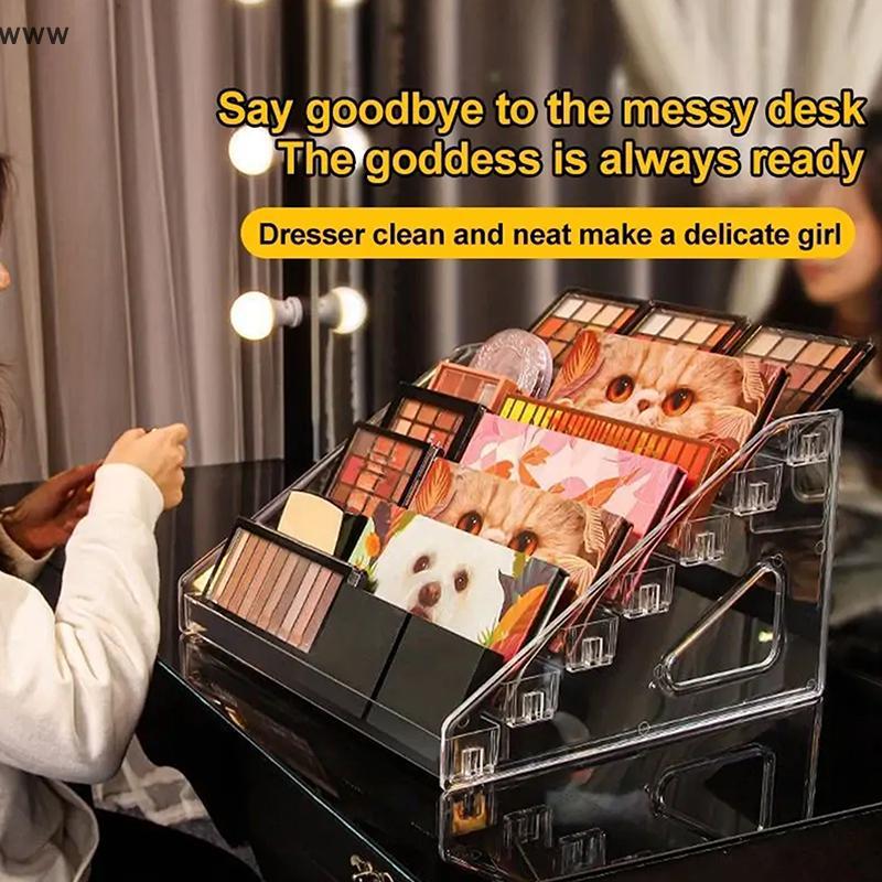 [auz] 3/4/5/6/7 Layers Acrylic Cosmetic Nail Polish Orgaizer Display Rack Lipstick Perfume Makeup St