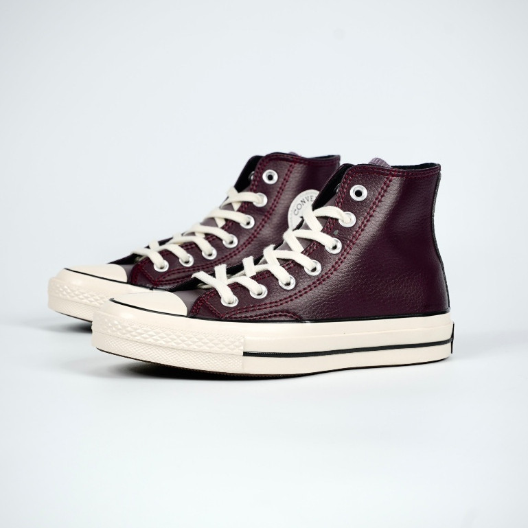 Giày thể thao thông thường cao cấp Converse Chuck 70s màu đỏ đậm