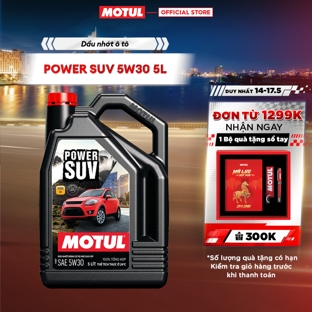 Dầu nhớt xe ô tô MOTUL POWER SUV 5W30 5L