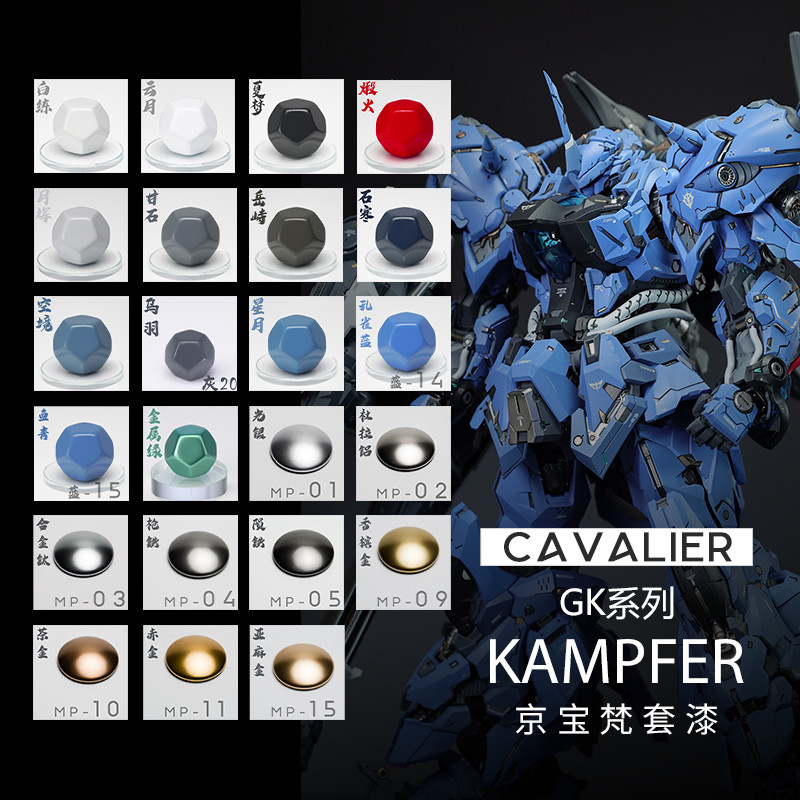 Knight Model Paint Jingbaofan Cyclops Blue Tie Ancient Tiger Zeon Color Matching Pre-Tuning Paint Oi