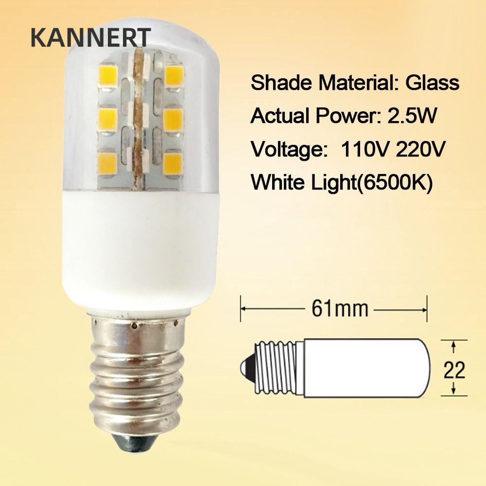 Đèn chiếu sáng tủ lạnh KANNERT Di động E12 E14 Kết nối T22 2.5W 110V 220V Đèn LED