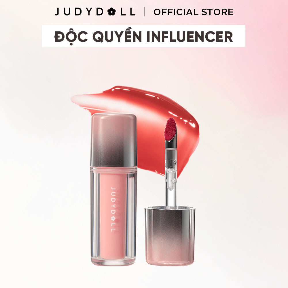 [INFLUENCER] Son Tint Bóng Đầu Sắt Nhung Dual Flash Watery Lip Gloss 2.0 Căng Bóng Dưỡng Môi Bền Màu 2.4g
