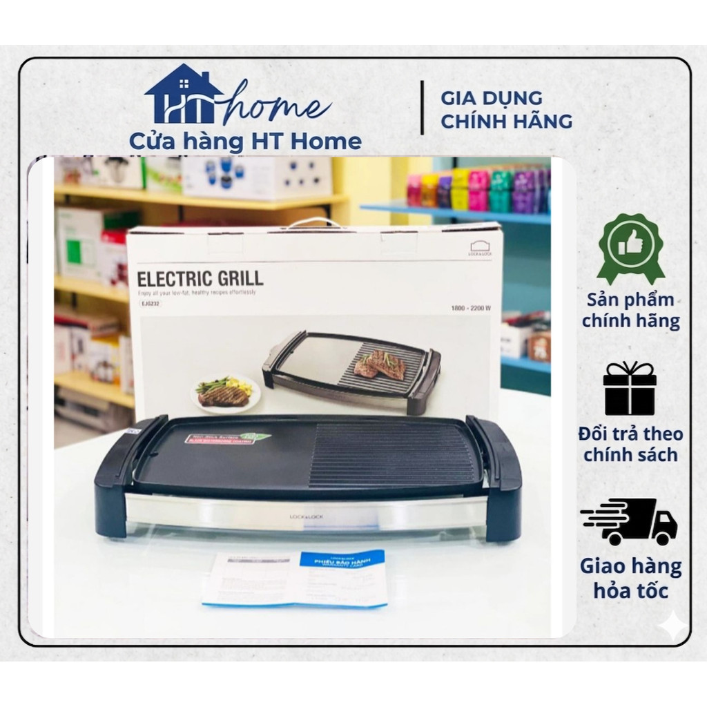 Bếp Nướng Điện LocknLock EJG232 - Hàng chính hãng