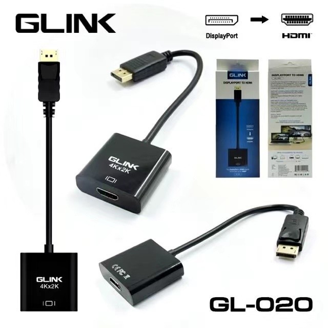 Cổng hiển thị sang HDMI GLINK Mô hình cáp chuyển đổi tín hiệu GL020 Chất lượng tốt Bền (GL-020)