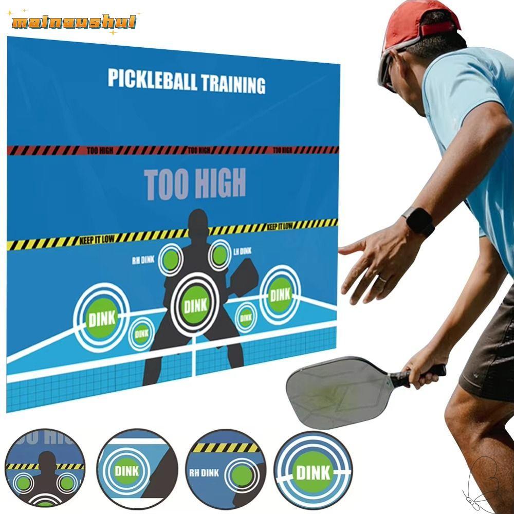 MAINAUSHUI Pickleball Dink Wall Pad, 120x90cm Poster Mat Pickleball Practice Pads, Master Tập thể dụ