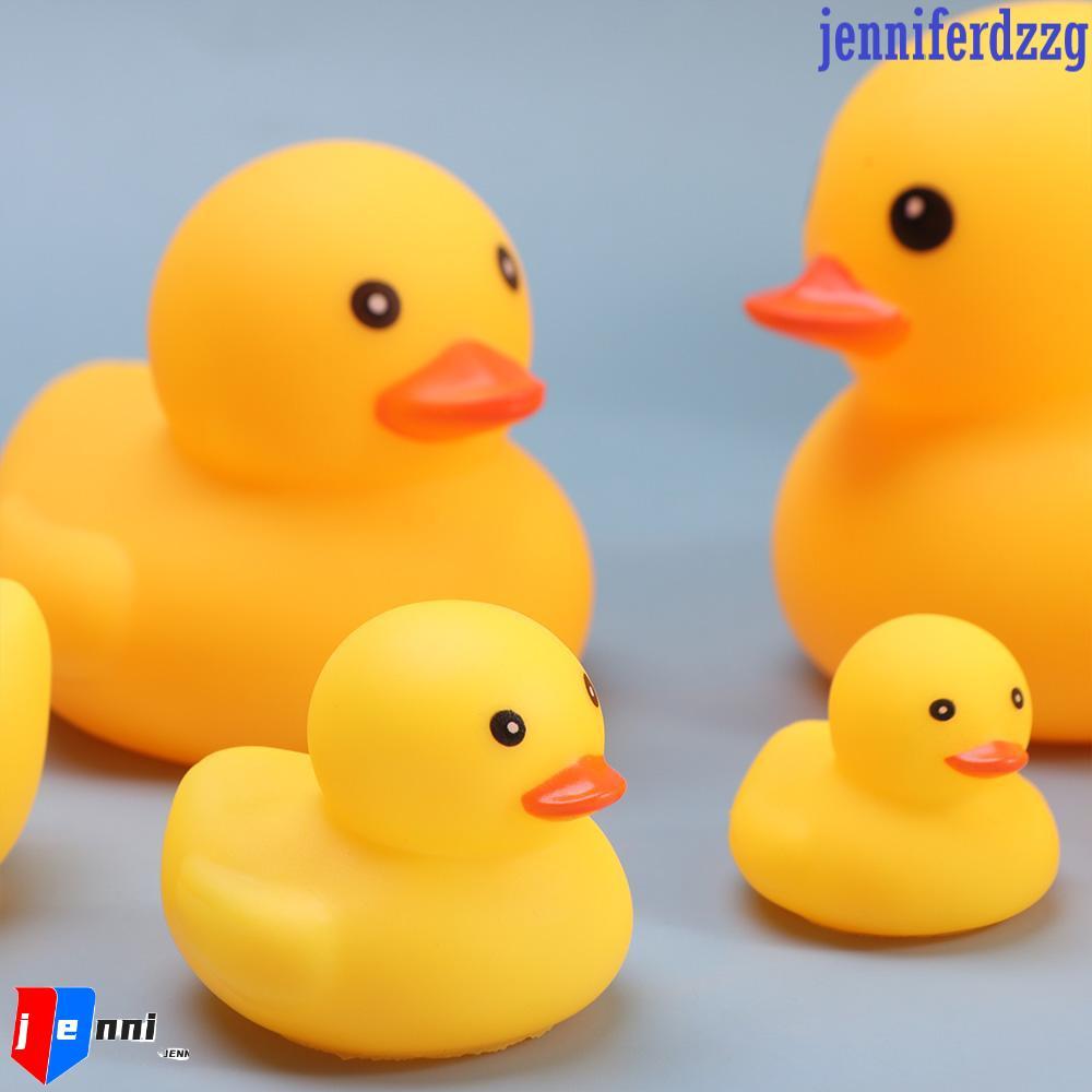 JENNIFERDZZG Vịt Vàng Đồ Chơi Tắm Cho Bé, Vịt Phao Mềm Có Bóp Âm Thanh Đồ Chơi Tắm, Đồ Chơi Tắm Cho 