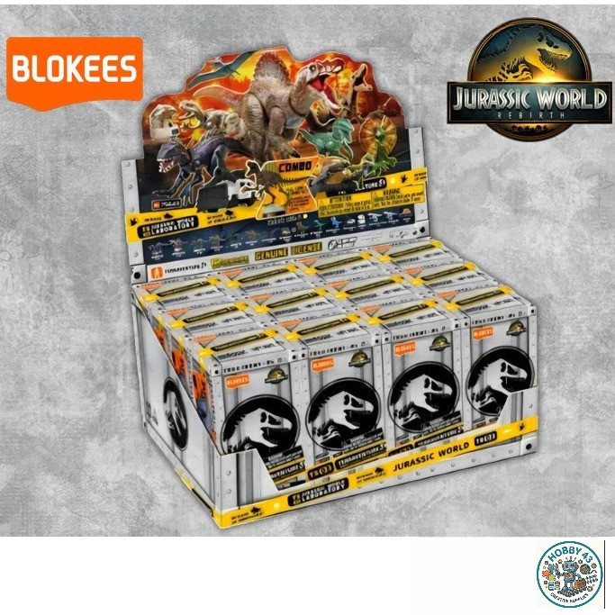 Mô hình Blokees Jurassic World TS03 Terraventure EJ03 Thế giới Khủng long blind box ngẫu nhiên