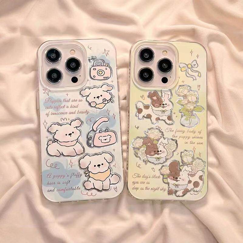 Truyện Tranh Puppy Tiếng Anh Thích Hợp Cho Meizu 21note Vỏ Điện Thoại Meizu 20pro Vỏ Bảo Vệ Phong Cá