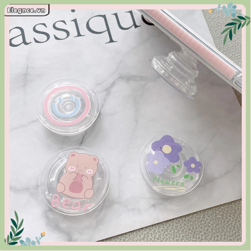 【Elevn】Giá đỡ điện thoại   trong suốt Giá đỡ điện thoại di động dễ thương Giá đỡ điện thoại họa tiết hoạt hình | BigBuy360 - bigbuy360.vn