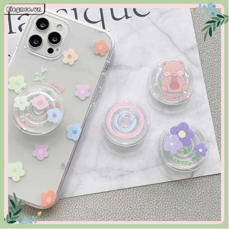 【Elevn】Giá đỡ điện thoại   trong suốt Giá đỡ điện thoại di động dễ thương Giá đỡ điện thoại họa tiết hoạt hình | BigBuy360 - bigbuy360.vn