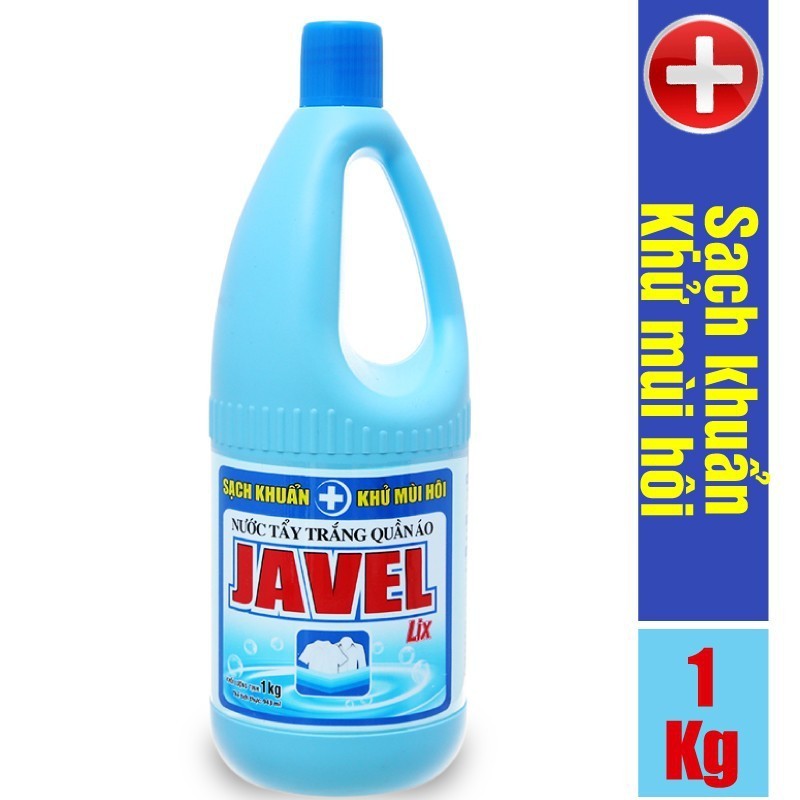 Combo 2 Chai Nước Tẩy Quần Áo Javel Lix 1Kg
