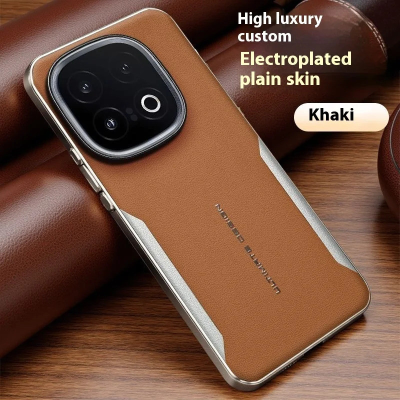 Dành Cho Vivo iQOO13 Ốp điện thoại Da Sang Trọng Lưỡi Dao Da Thân Thiện Với Da Cho iQOO 13 Ốp điện t