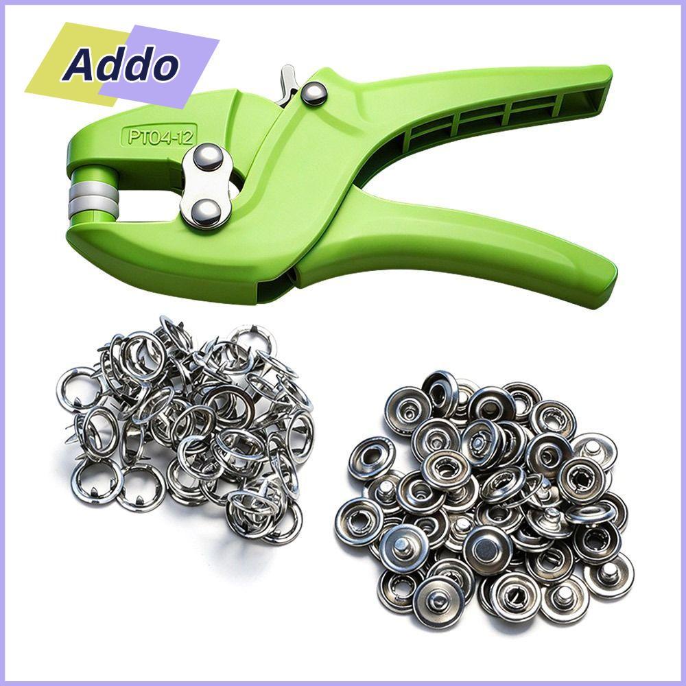 ADDO.PH 5 Vuốt Snap Kìm, Kìm Snap Vô Hình Không May, Phụ Kiện Thủ Công Nylon Dày Kim Loại Snap Kìm C