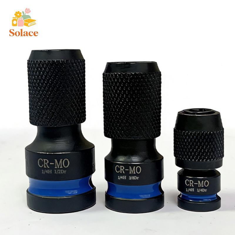 (TFT) Bộ chuyển đổi lục giác tác động cho tuốc nơ vít Bit 1 / 2 3 / 8 1 / 4 inch Ổ đĩa vuông sang 1 