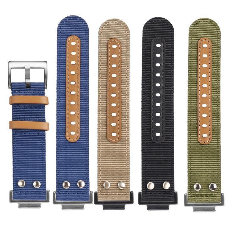 16mm Cho GA900 GA110 GA100 GA120 GM2100 GA2100 GA2100 Dây Đồng Hồ Vải Nylon Sửa Đổi Thoáng Khí Nhẹ C
