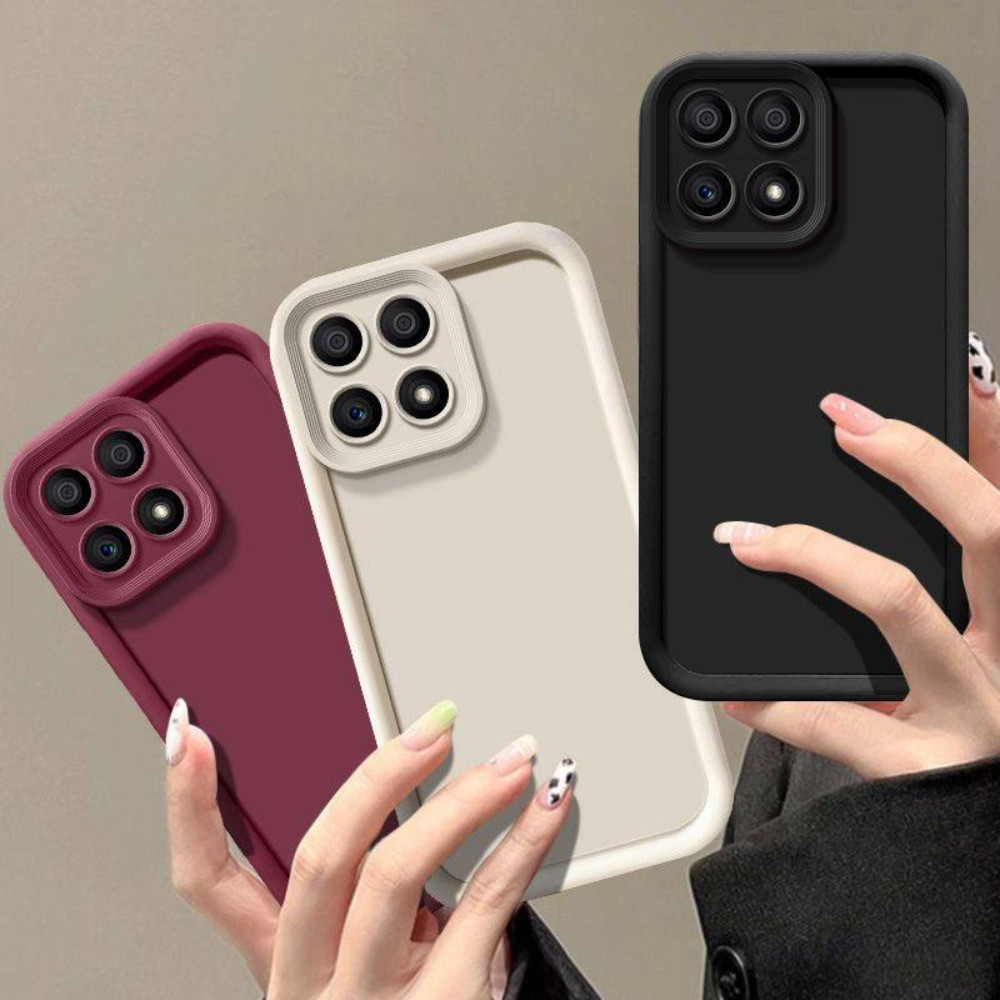 Dành Cho Honor X7c x7d Ốp lưng Honor 200Smart Ốp Lưng Honor x7c Vỏ Silicon Màu Trơn Chống Sốc ALT-LX