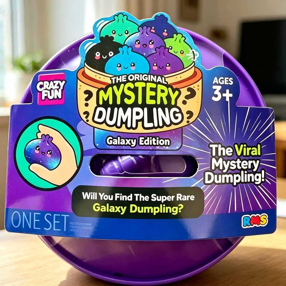 CRAZY FUN The Original Mystery Dumpling Galaxy Edition Squishy Mystery Toy One Set Round Container T