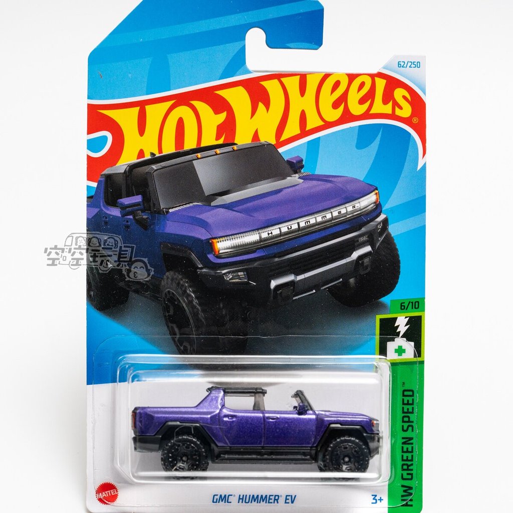 Không. 62 GMC HUMMER EV HUMMER Tím Mattel Hot Wheels Hợp kim Xe thể thao nhỏ