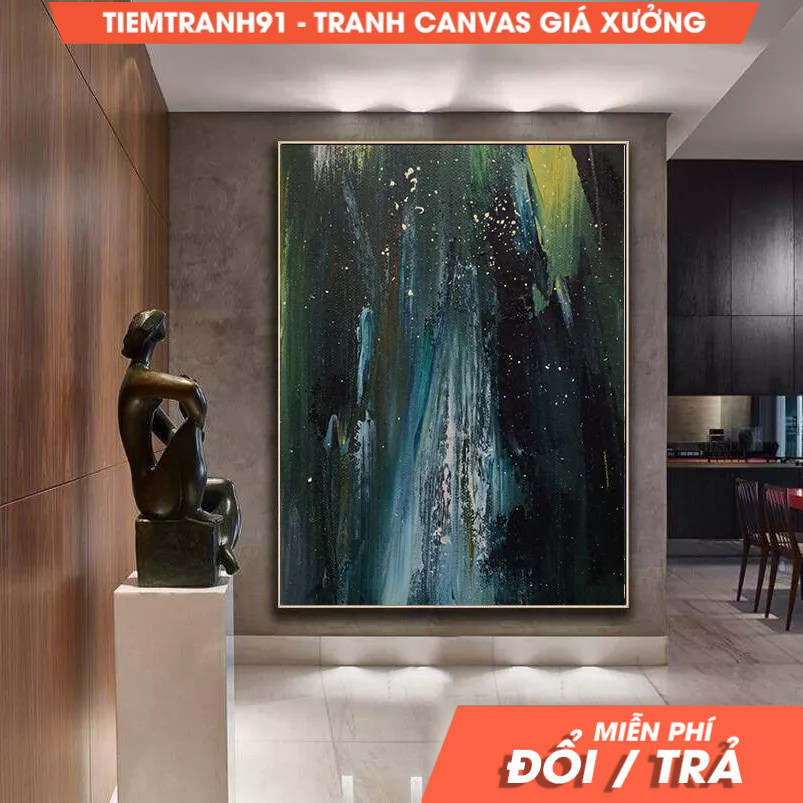 Tranh treo tường, Original Abstract Painting, Minimalist Abstract Painting, Large Abstract Painting,